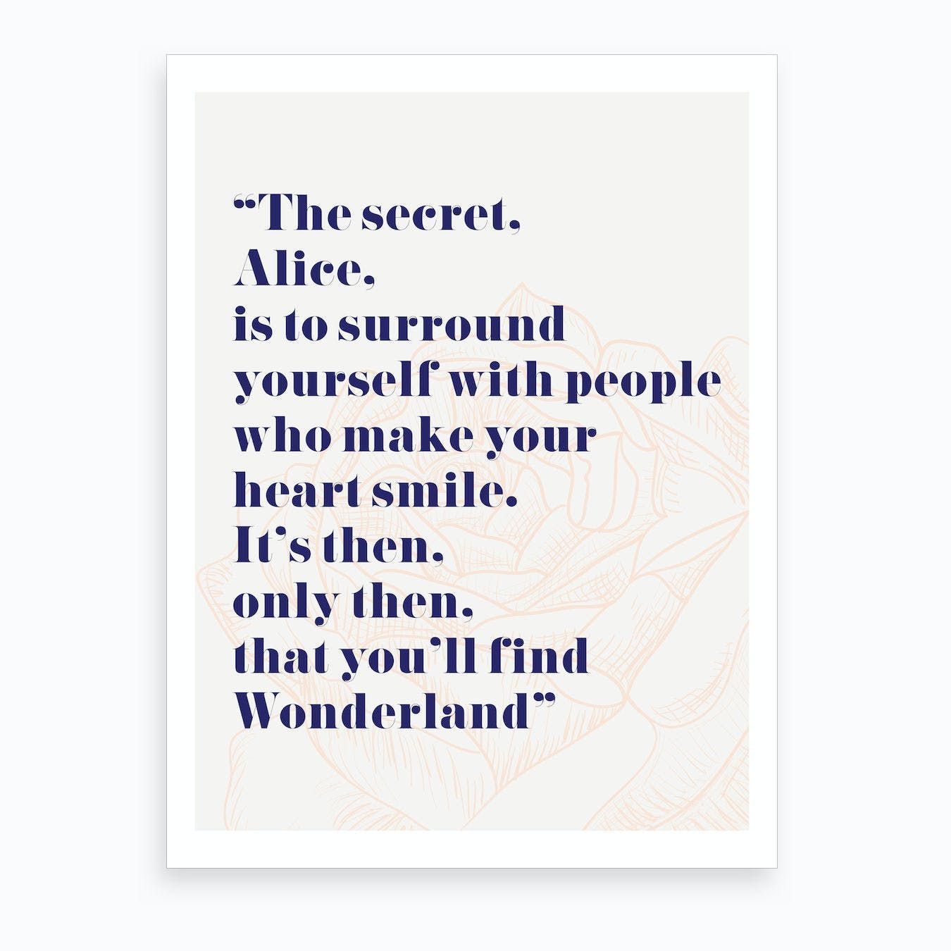 Раааз.. двааа.. три.. Блог Ликульки Свети :  - Wonderland Alice Quote Art Print.jpeg
