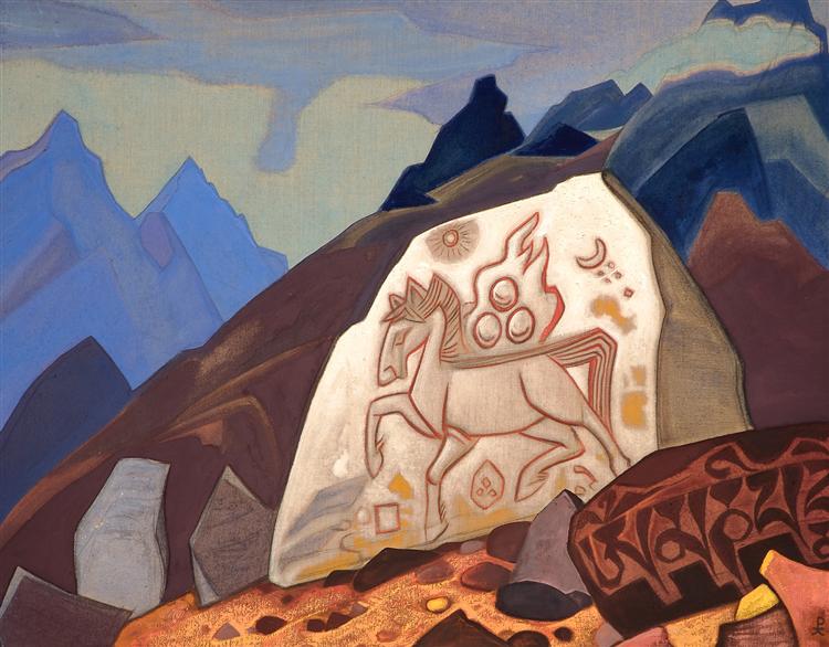 Блог mudder - white-stone-sign-of-cintamani-or-horse-of-happiness-1933.jpg!Large.jpg