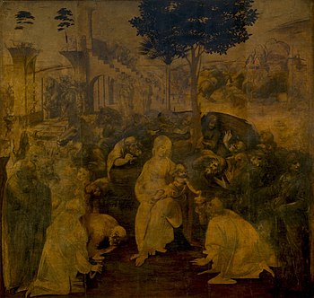 Блог mudder - 350px-Leonardo_da_Vinci_-_Adorazione_dei_Magi_-_Google_Art_Project.jpg
