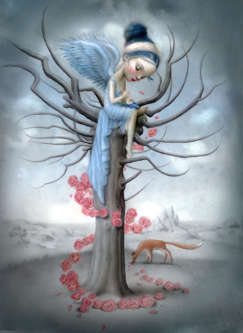 Мои заметки - Nicoletta+Ceccoli+Bluebird+and+the+Fox.jpeg