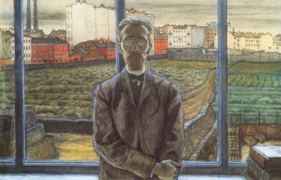 Вторая справа. Выход на террасу последнего этажа блог  - Добужинский.jpg