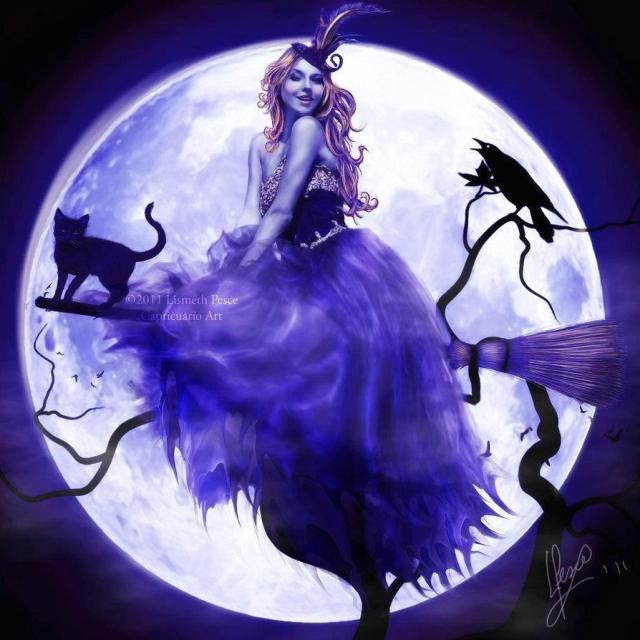 ПОЛНОЛУНИЕ - purple-witch-on-broom.jpg