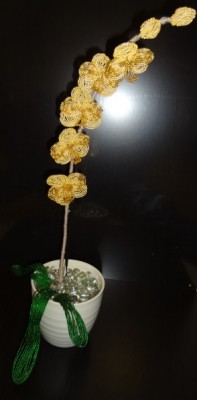 Орхидея из бисера