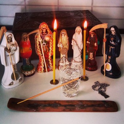 Santa Muerte - призыв и прощание перед ритуалом: - Santa Muerte.jpg